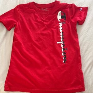 Champion Kids Red Graphic Tee